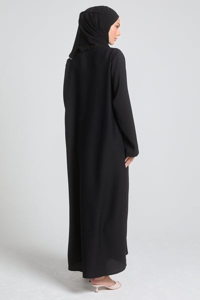 Hijab White Abaya Under Abaya Slip Dress Black Inner Slip Dress