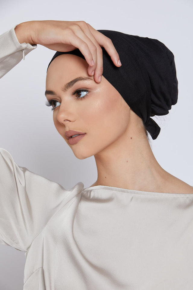 Tie Back Hijab Caps