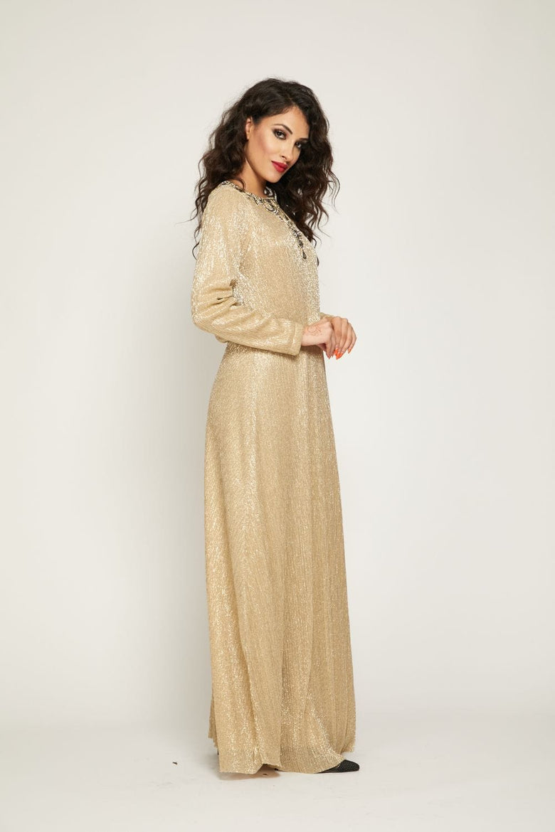 nude modest dress