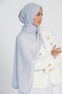 MAXI Luxury Georgette Hijab - Ice