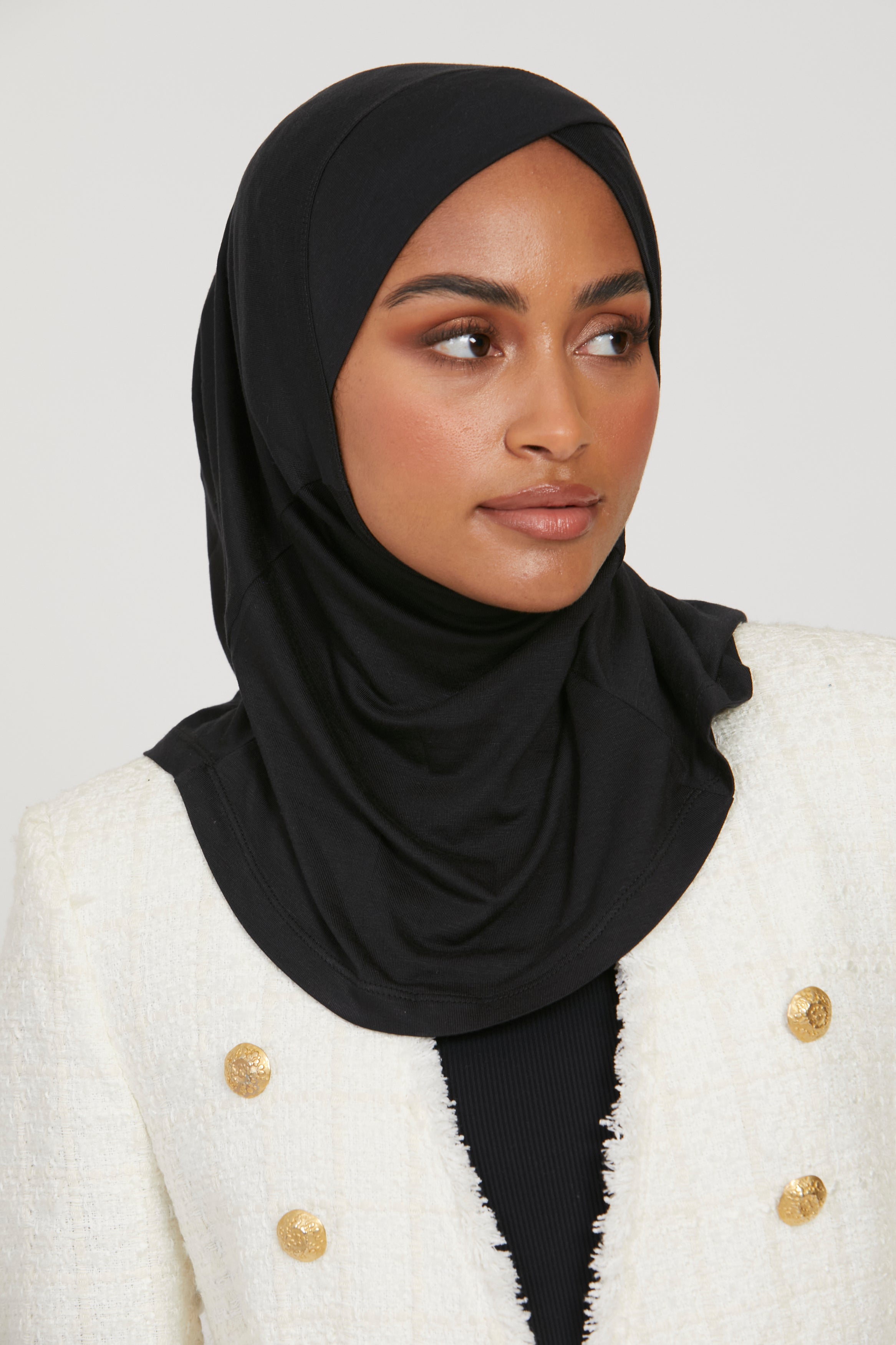 Criss-Cross Hijab Cap: Full Coverage Crossover Hijab Caps – AbayaButh