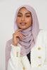 Premium Georgette Chiffon Hijab - Lilac Mink