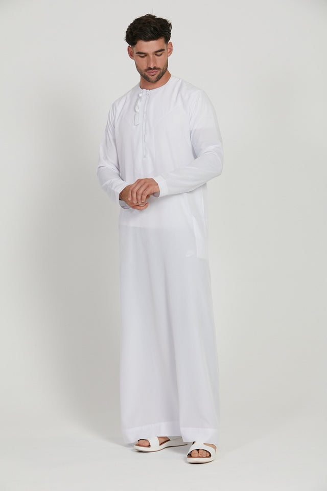 Royal Omani Thobe - White