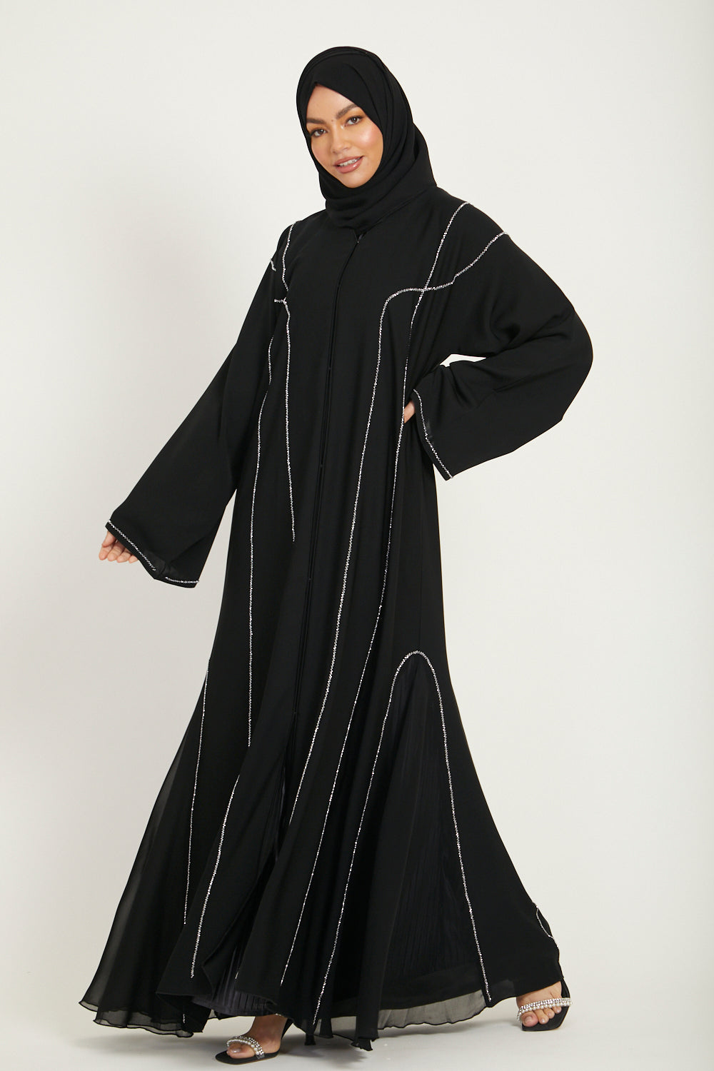 Simple black clearance abaya