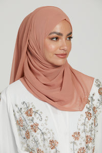 Luxury Soft Chiffon Hijab - Almond - Limited Edition