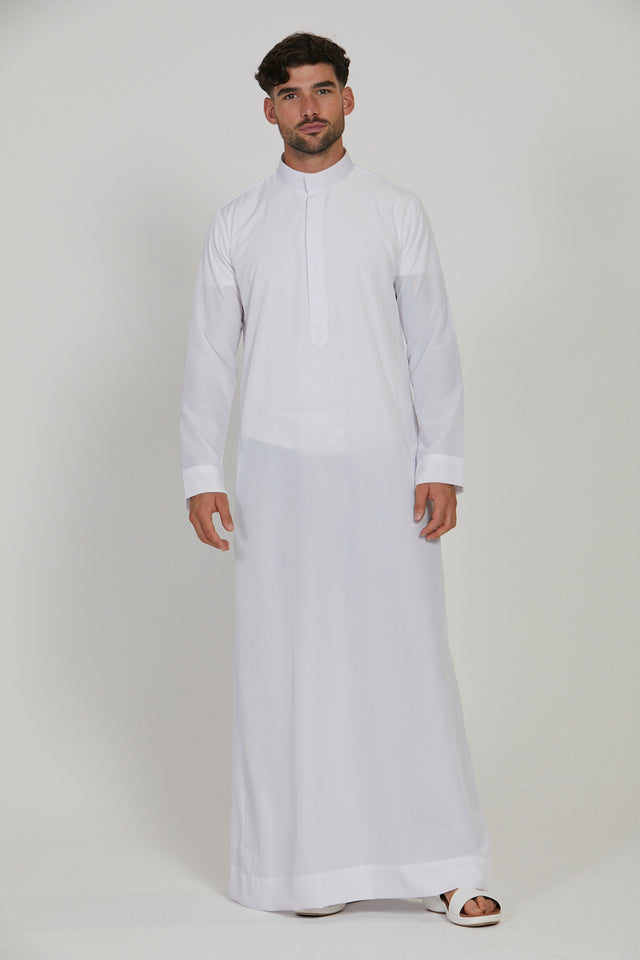 Royal Kuwaiti Thobe - White