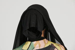 Premium Instant Chiffon Hijab - Black