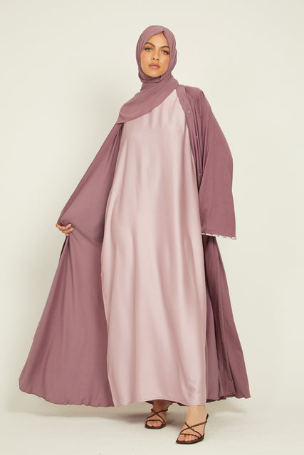 Satin Inner Slip Dress - Blush Pink