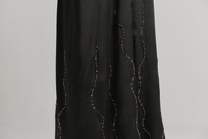 Luxury Opulent Open Abaya with Hand Stitched Embellishments