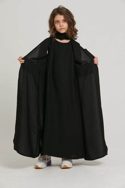 Junior Girls Nidha Inner Slip Dress - Black