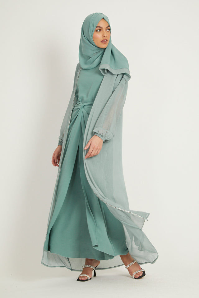 Mint abaya on sale