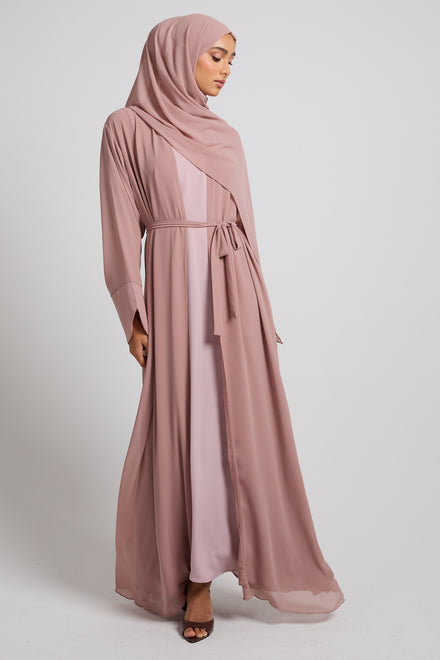 cute abaya dresses Shop Emerald Queen Abaya - Blush