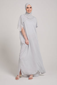 Premium Nidha Inner Slip Dress - Pearl Grey