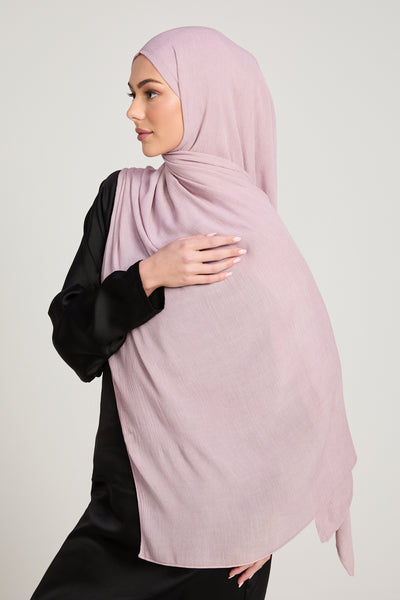 Red Maxi Crinckled Hijab
