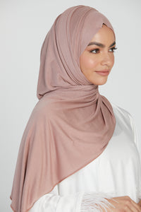 Premium Light Weight Jersey Hijab - Dusty