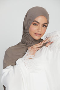 Premium Light Weight Jersey Hijab - Hardware