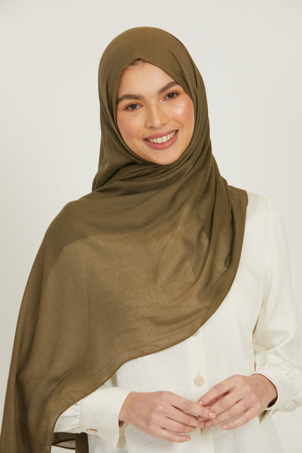 Lightweight Viscose Hijab - Shadow