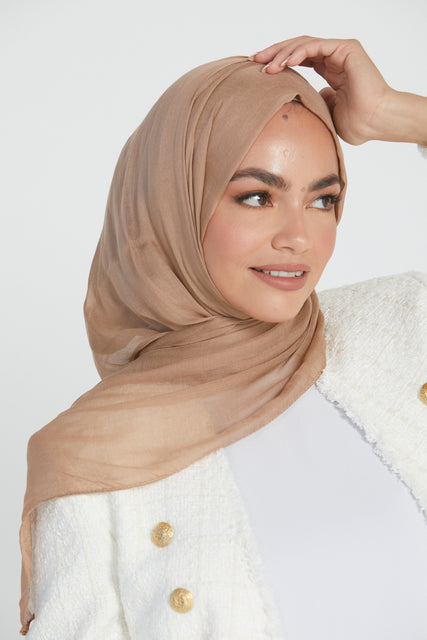 Premium Modal Matt Hijab - Dove