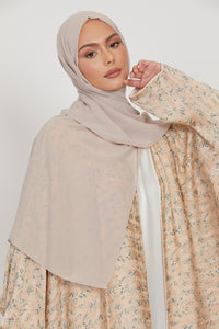 MAXI Luxury Georgette Hijab - Light Sand