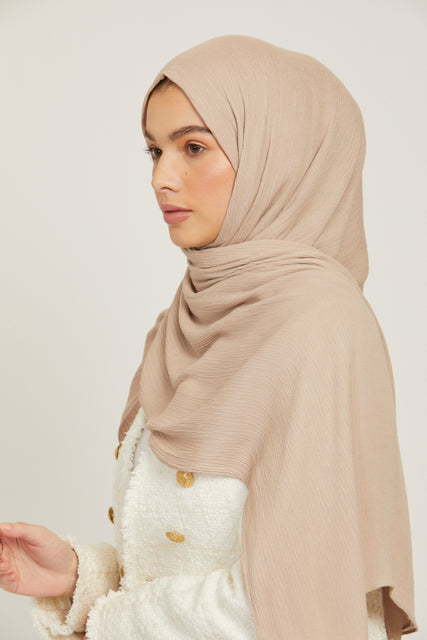 Modal Crinkle Hijab - Ancient
