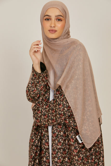 Premium Modal Matt Hijab - Pumice Stone
