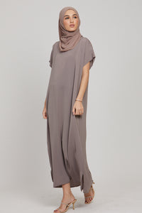 Premium Nidha Inner Slip Dress - Taupe