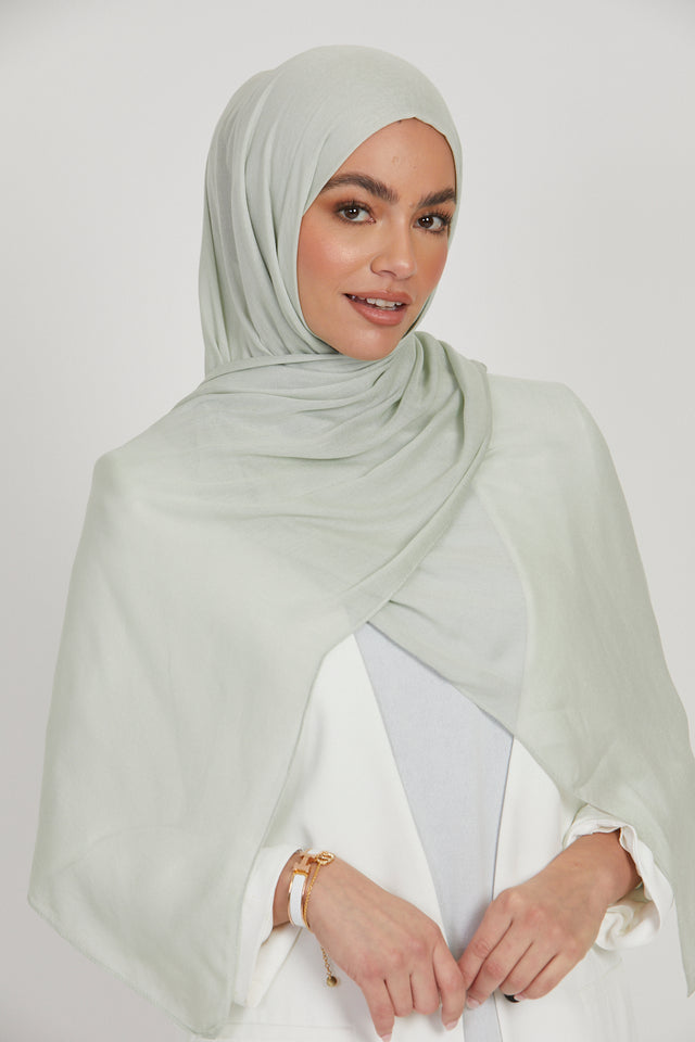 Premium Viscose Hijab - Mint