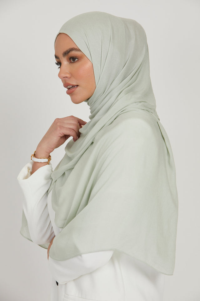 Premium Viscose Hijab - Mint