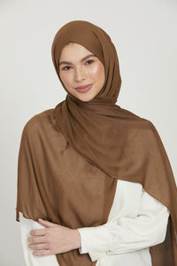 Premium Viscose Hijab - Toffee