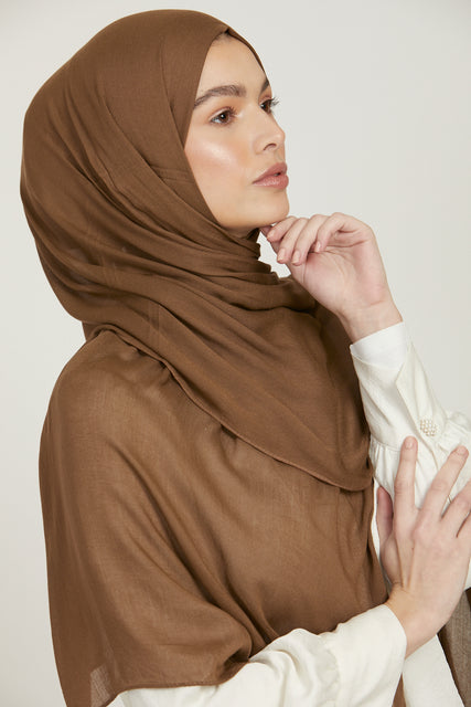 Premium Viscose Hijab - Toffee