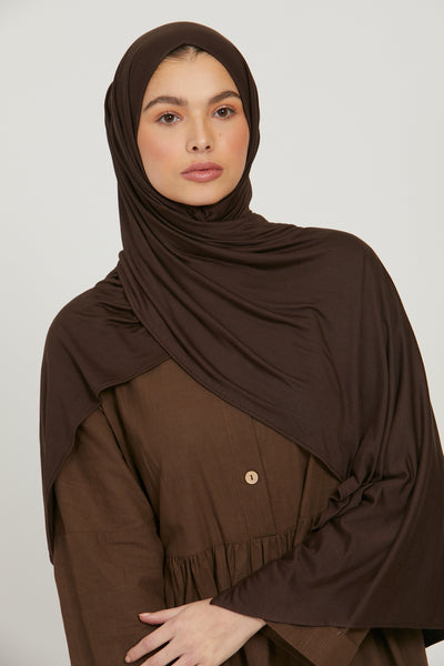 HIJAB PREMIUM ASH BROWN main image 1