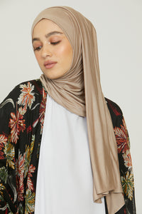 Premium Jersey Hijab - Nude