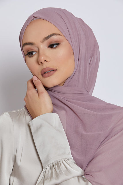 Luxury Soft Chiffon Hijab - Quail