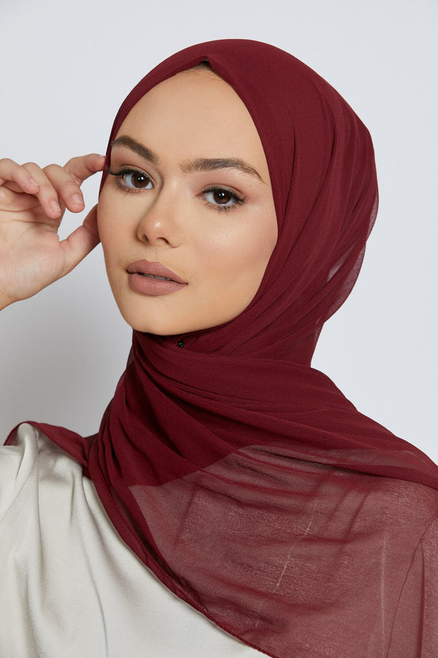 Luxury Soft Chiffon Hijab - Rome