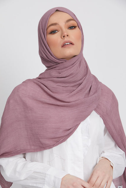 Modal Crinkle Hijab - Mellow