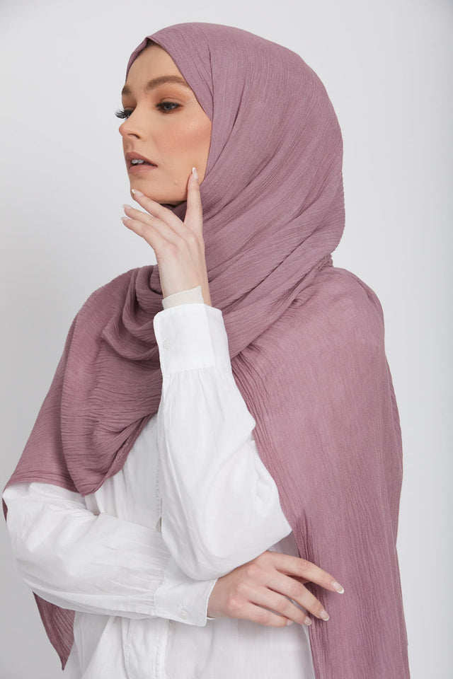 Modal Crinkle Hijab - Mellow