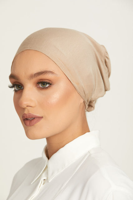 Bella Hijabs Satin Lined Under Cap - Off White
