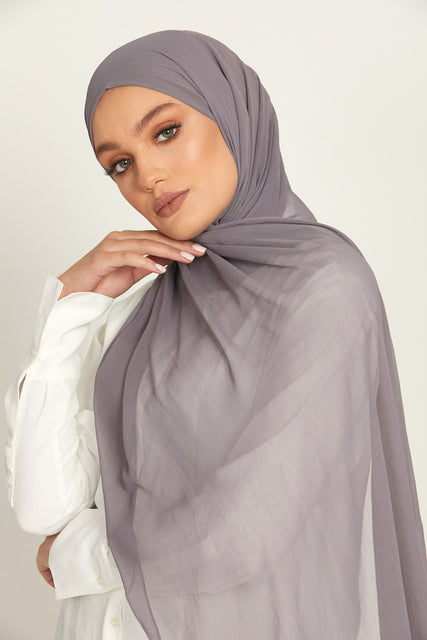 Luxury Soft Chiffon Hijab - Coastal
