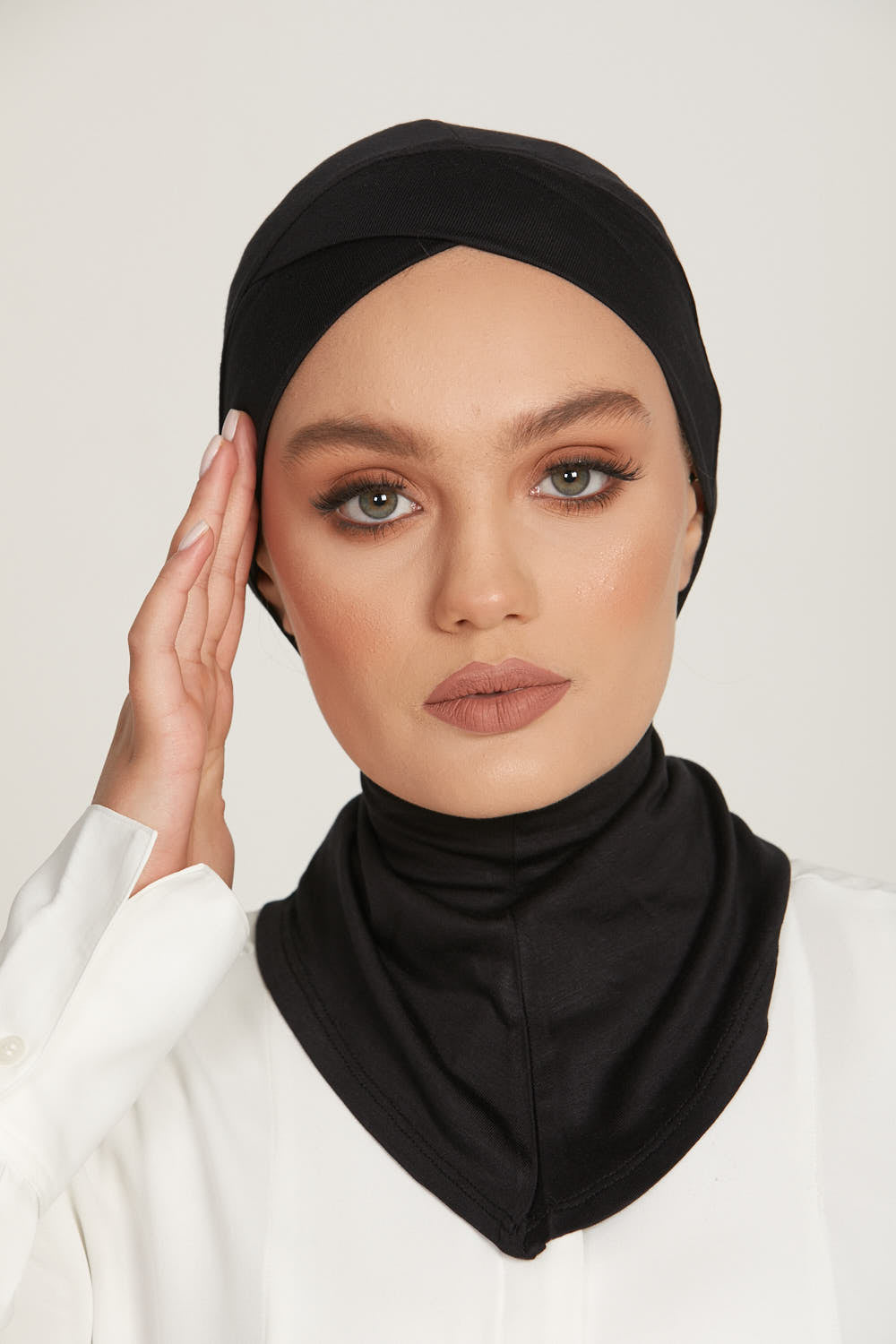 Full Coverage Criss Cross Hijab Caps – AbayaButh1