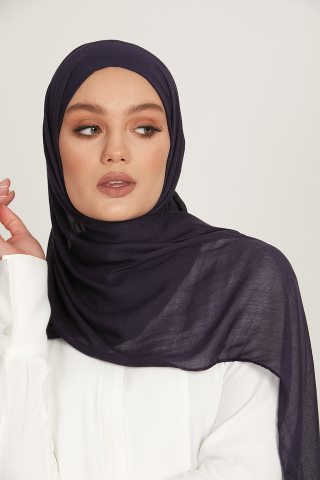 Rayon Lightweight Viscose Hijab - Oxford