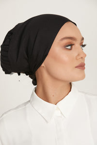 Premium Satin Lined Tie Back Hijab Caps
