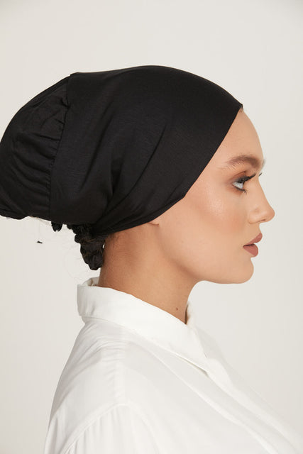 Premium Satin Lined Tie Back Hijab Caps