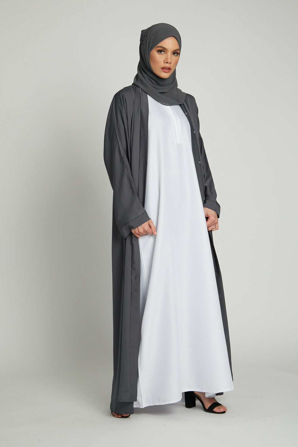 ZMS 1884 Sleeveless Inner Dress White – Moda Natty