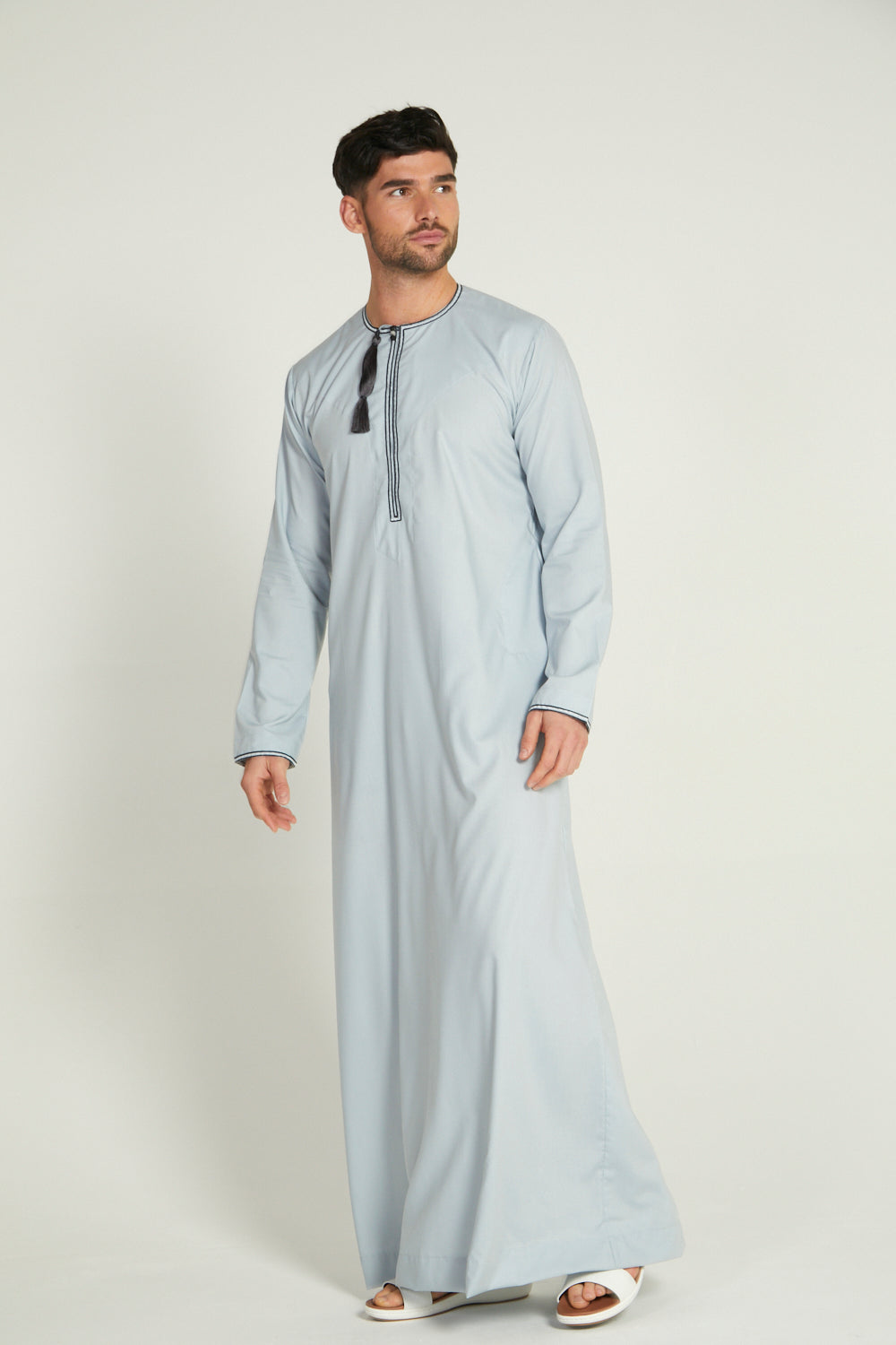 Premium Omani Thobe - Sky Blue