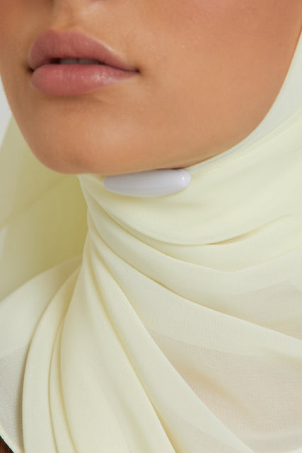 Premium Hijab Pins - Black & White