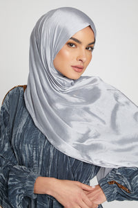 Satin Chiffon Hijab - Winter