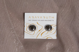 Two Pack Premium Hijab Magnet - Caviar