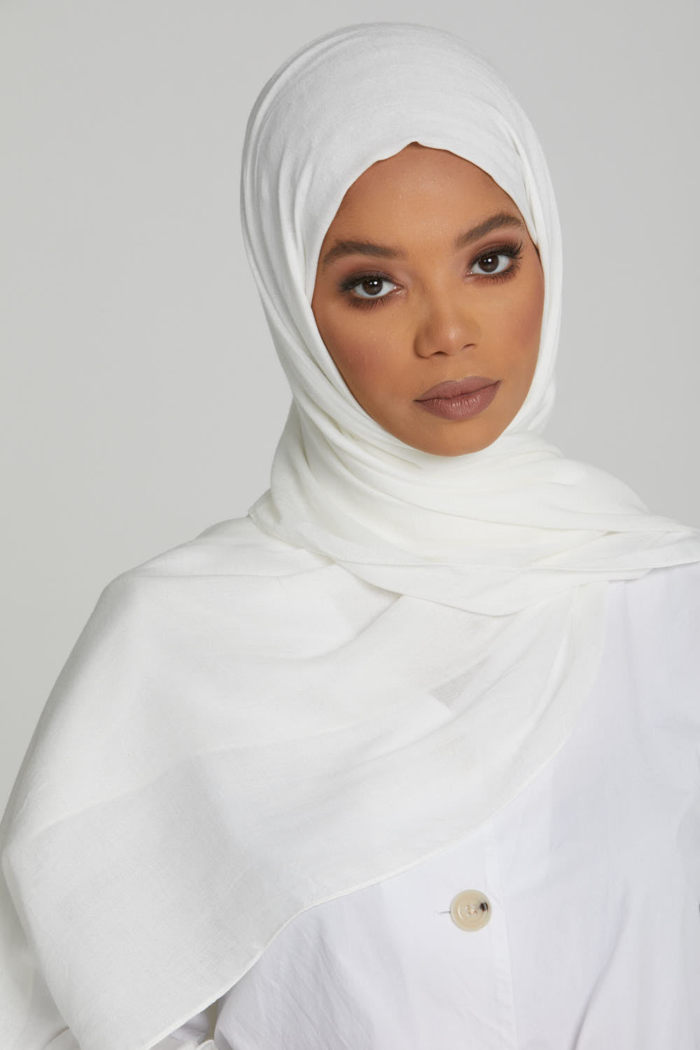 Premium Micro Modal Hijab - Bridal White