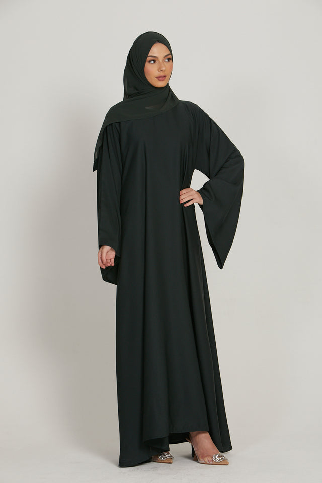 Umbrella Sleeves Layered Abaya – SK Abayas