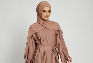 Desert Blush Umbrella Cut Closed Abaya